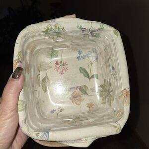 Longaberger  Basket With Liner And Protector